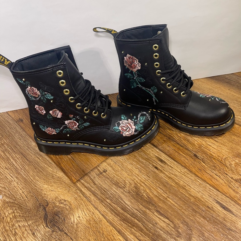 Dr Martens 1460 Vonda Chain Floral - Picture 8 of 9